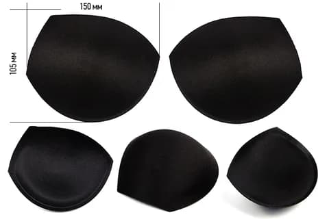 Чашечки push-up черные 75 (70С-75В-80А)