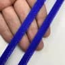 Отделочная резинка ажурная синяя 10 мм 2