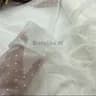 Сетка эластичная экрю в горох 5 мм 1