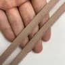 Отделочная резинка ажурная светло-коричневая 10 мм 1