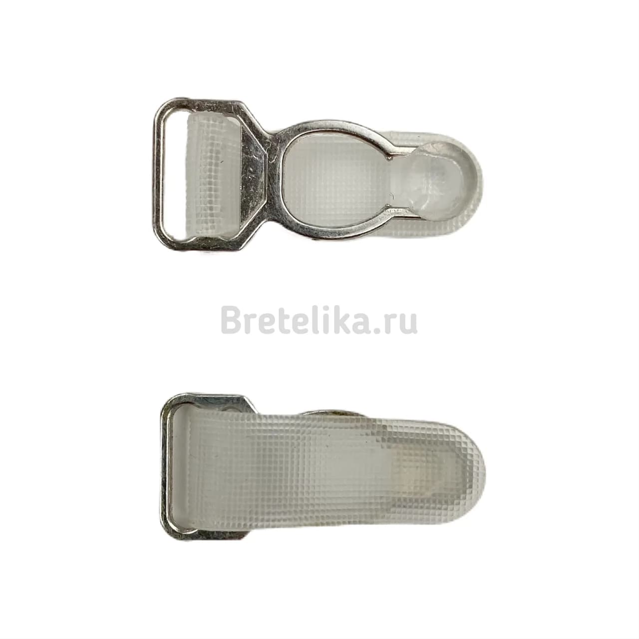 Держатели чулок (пажи) металл. серебро 32 мм