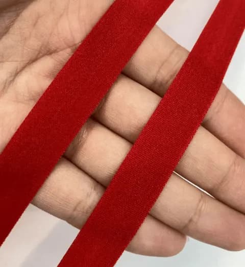 Бейка матовая красная 15 мм
