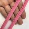 Отделочная резинка ажурная розовая 10 мм 1