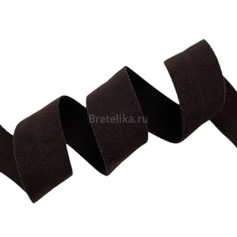 Бейка матовая темно-коричневая 15 мм