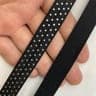 Бейка в серебряный горох 15 мм 2