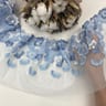 Вышивка на сетке небесно-голубая 18,5 см, цв. 3090 1