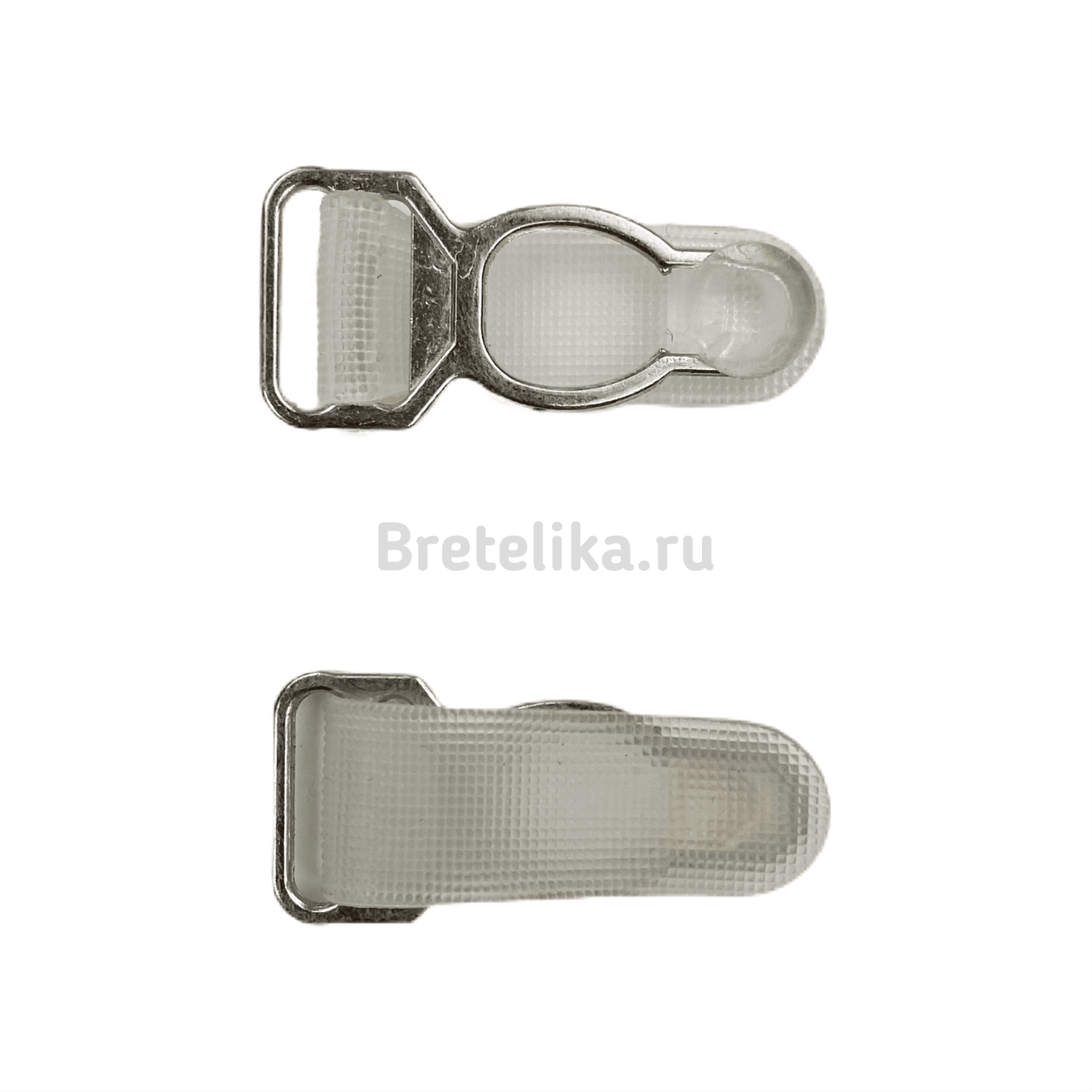 Держатели чулок (пажи) металл. серебро 32 мм